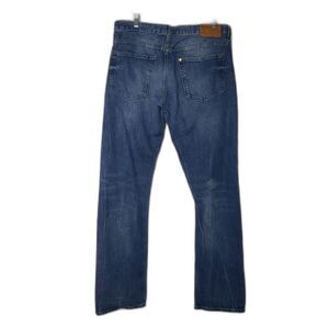 H&M Denim Jeans Mens 33x32 Blue Straight Regular Fit Button Fly Turkey Cotton